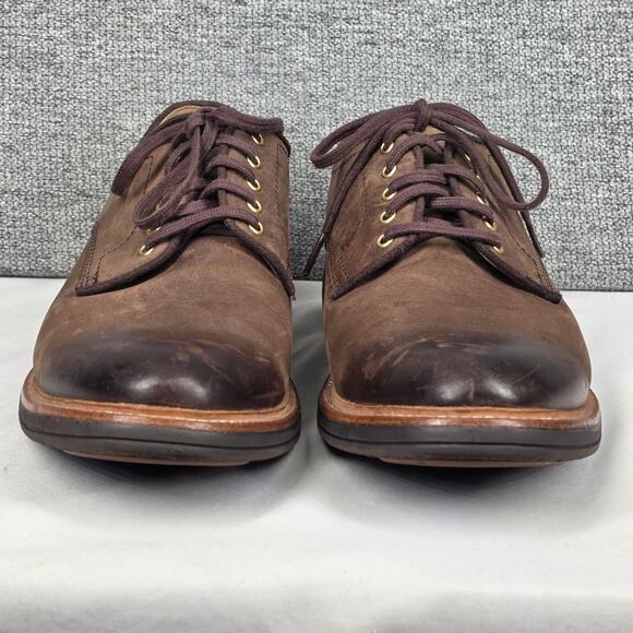 UGG TREADLITE BURNISHED LEATHER LACE‑UP CASUAL SHOES – BROWN – MEN’S SIZE 9 main image 5